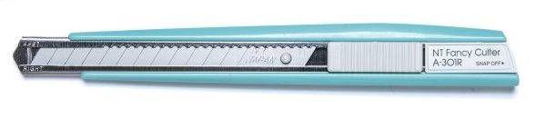 NT Cutter 9mm A-301RP mit Auto-Lock, Frost blau