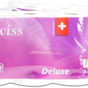 OECO SWISS Toilettenpapier Deluxe 1584403 4-lagig, 8 Rollen à 150 Blatt