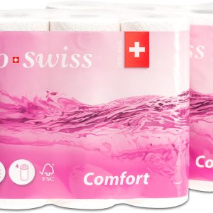 OECO SWISS Küchenpapier Comfort 3188510 3-lagig, 4 Rollen, 26x23 cm