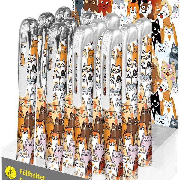 ONLINE Display Schreibgeräte 08390/12 College, Fluffy Cats 12 Stk.