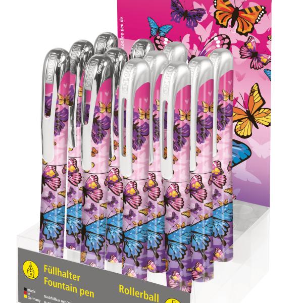 ONLINE Display College Schreibgeräte 08400/12 Butterfly, assortiert 12 Stk.