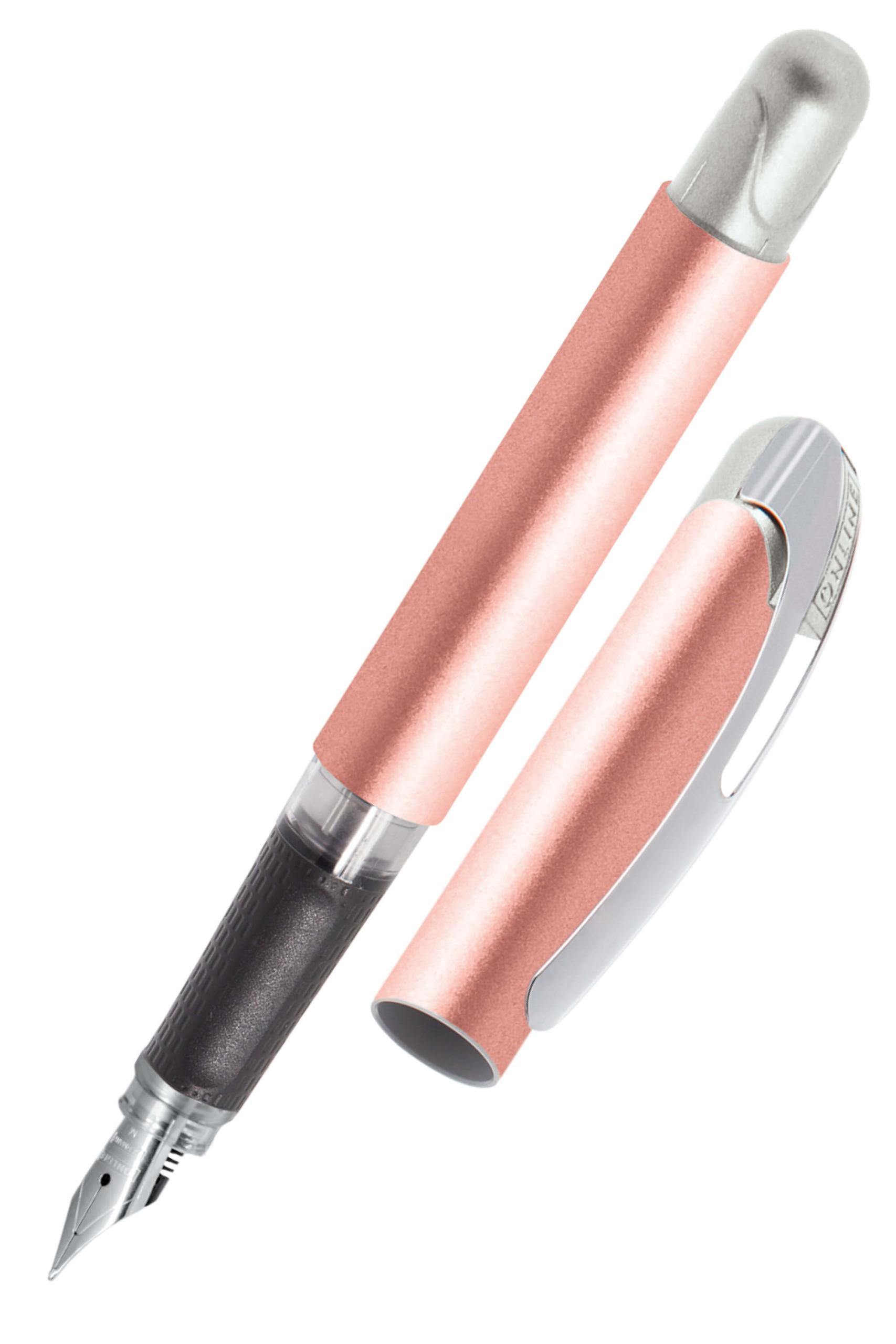 ONLINE-12565-3D-4014421125651 ONLINE Füllhalter College M 12565/3D Metallic Rose – Hochwertig & günstig bei ShopDeca