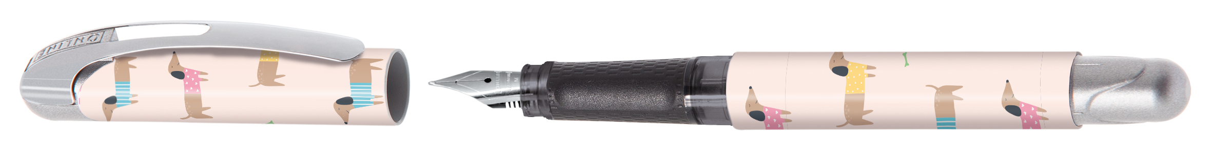 ONLINE-12642-3D-4014421126429 ONLINE Füllhalter College M 12642/3D Dackel – Hochwertig & günstig bei ShopDeca