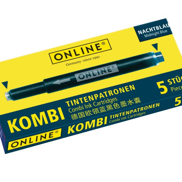 ONLINE Tintenpatronen Kombi 17056/12 Nightblue 5 Stück