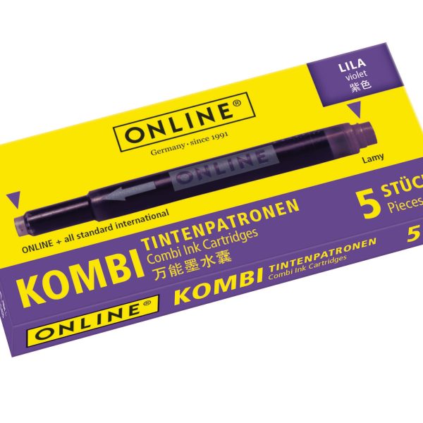 ONLINE Tintenpatronen Kombi 17143/12 Lila 5 Stück