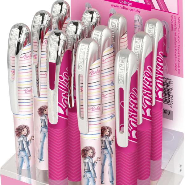 ONLINE Display College Schreibgeräte 18114/12 Barbie, assortiert 12 Stück