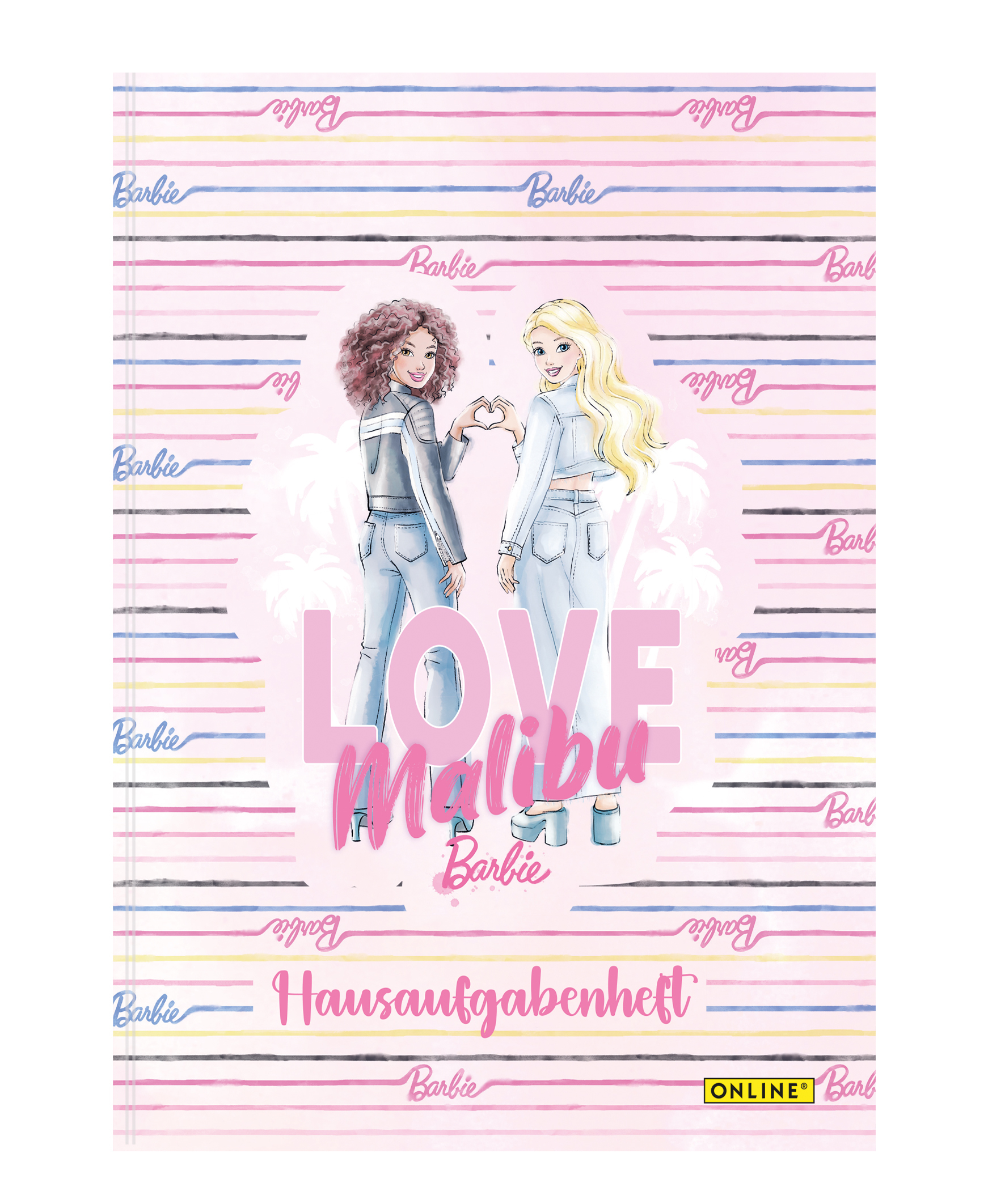 ONLINE-18125-12-4014421181251 ONLINE Hausaufgabenheft A5 18125/12 Barbie, deutsch, assortiert – Hochwertig & günstig bei ShopDeca