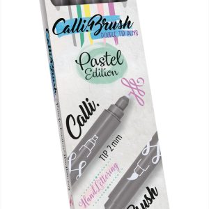 ONLINE Callibrush Pen Double Tip 2mm 19079 Pastel ass. 5 Stück
