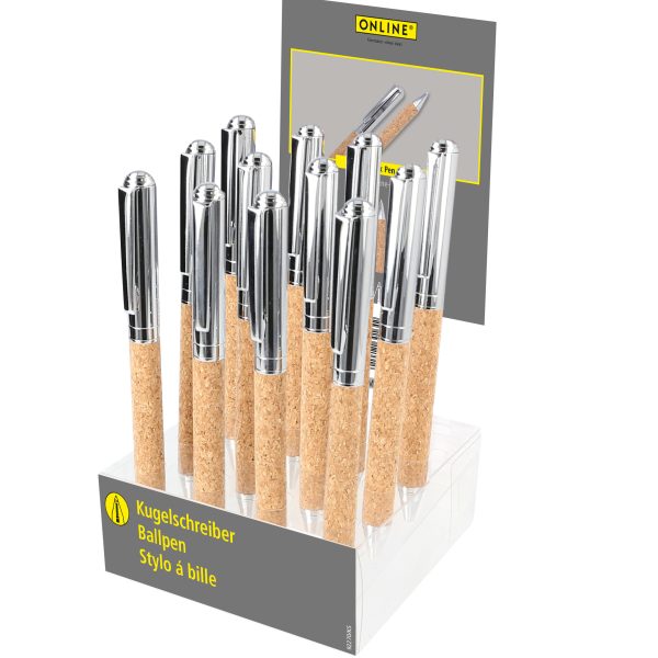 ONLINE Thekendisplay Cork pen 30166/12 refill 12 Stück
