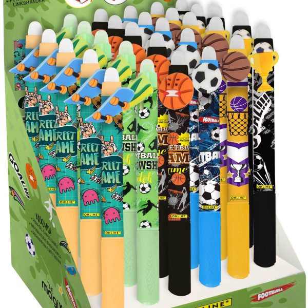 ONLINE Gelschreiber magiXX Fun Sports 35388/30 Display, assortiert 30 Stück