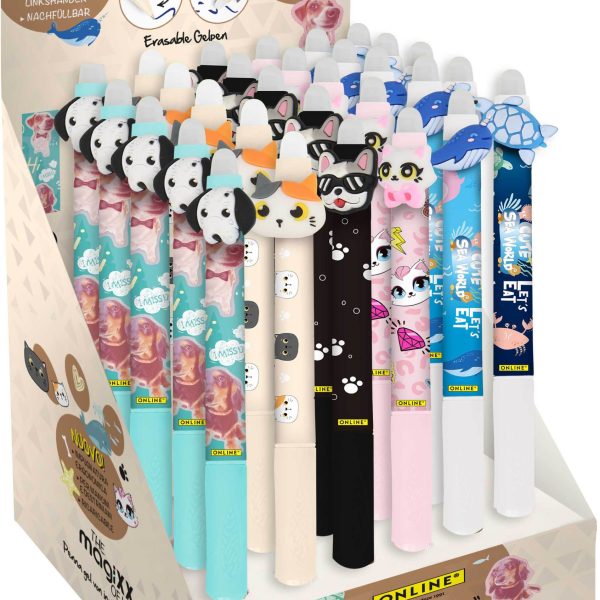 ONLINE Gelschreiber magiXX Animals 35409/30 Display, assortiert 30 Stück