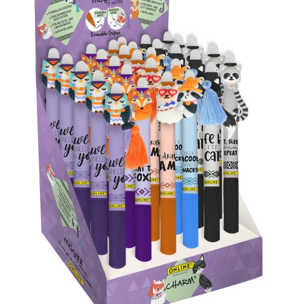 ONLINE Gelschreiber magiXX Charm 35462/30 Display, assortiert 30 Stück