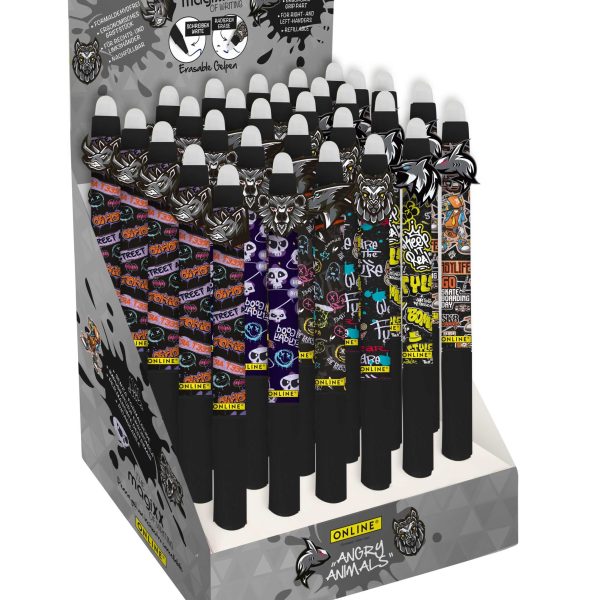 ONLINE Gelschr. magiXX Angry Animals 35476/30 Display, assortiert 30 Stück