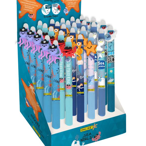 ONLINE Gelschreiber magiXX Sea World 35483/30 Display, assortiert 30 Stück