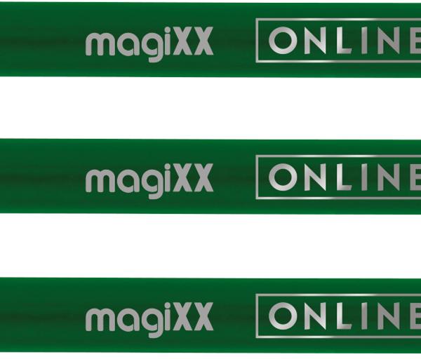 ONLINE Gel-Mine MagiXX 0.7mm 40165/3 grün, Tag-Bag 3 Stück