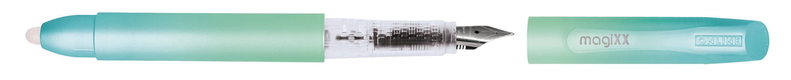 ONLINE Füllhalter MagiXX M 55101/3D Turquoise, radierbare Tinte