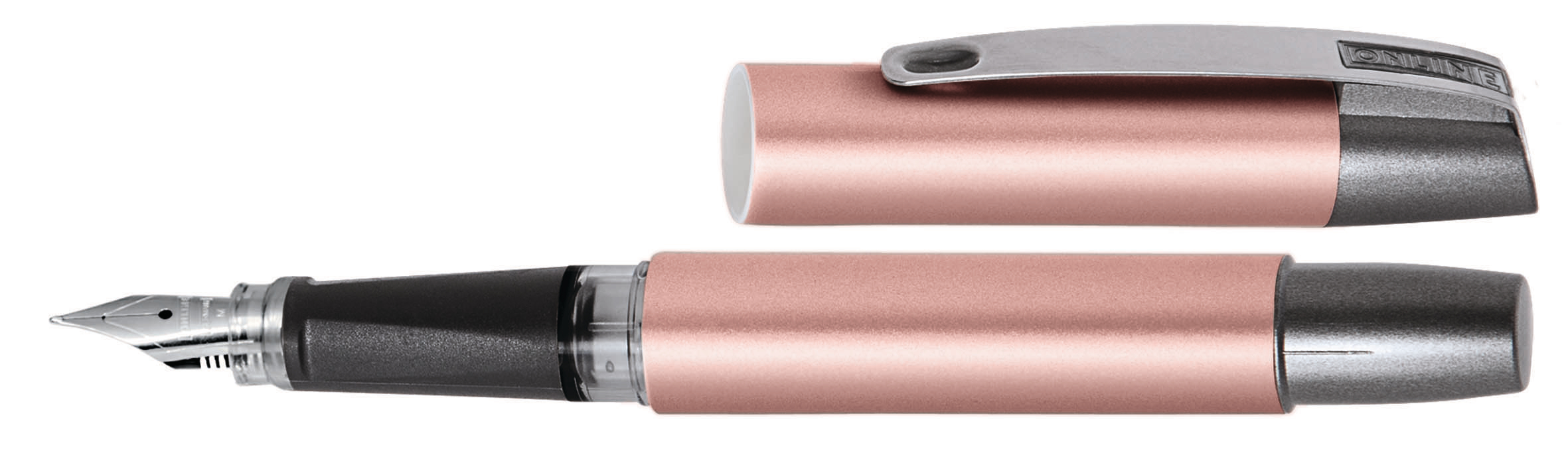 ONLINE-61315-3D-4014421613158 ONLINE Füllhalter Campus II 0.5mm 61315/3D Metallic Rosegold – Hochwertig & günstig bei ShopDeca