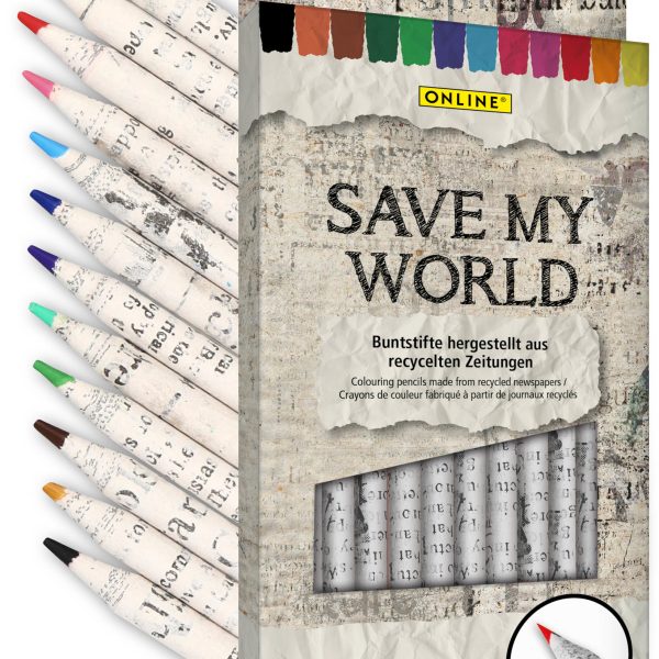 ONLINE Buntstifte Save My World 7920 12 Stück