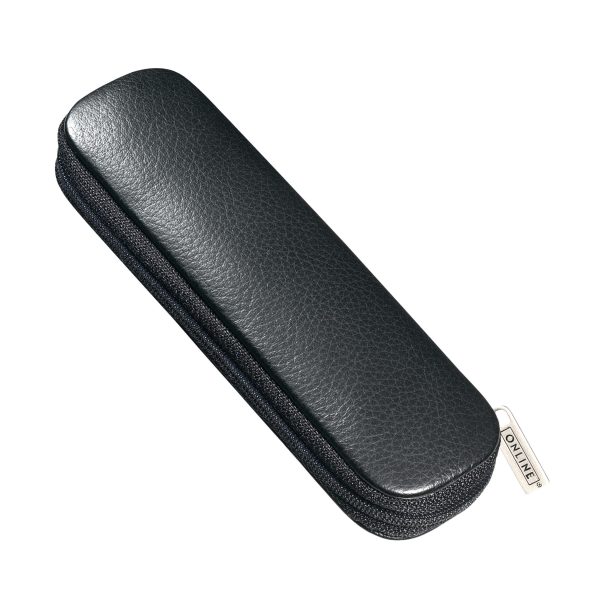 ONLINE Lederetui Leder 90686 für 2 Schreibgeräte