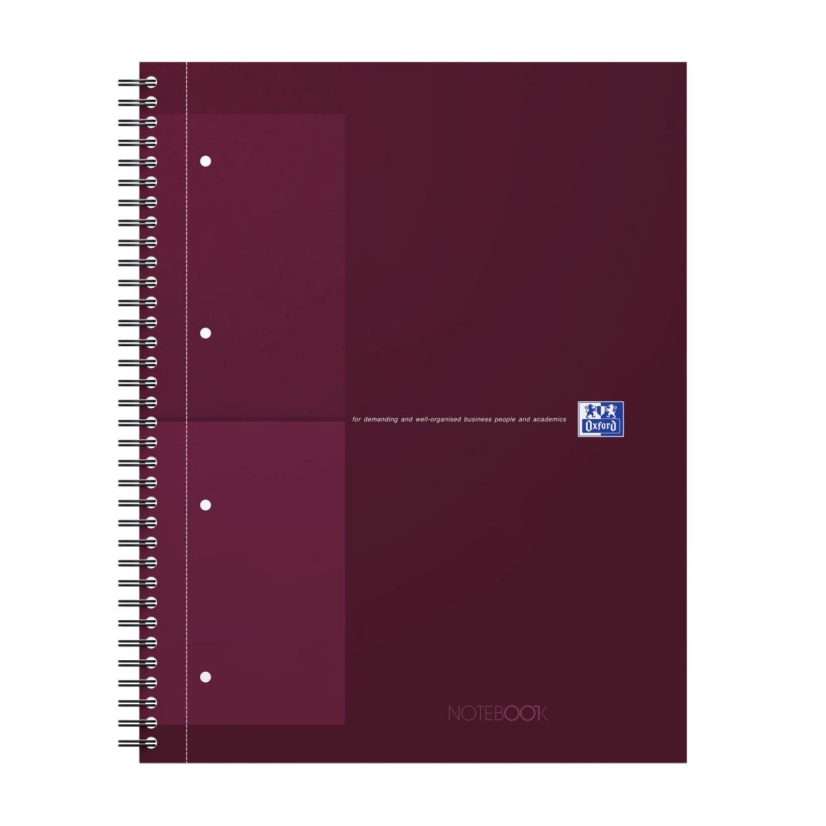 OXFORD-400191241-3020120242682 OXFORD Spiralbuch A4+ 400191241 kariert 5mm, rot 80 Blatt – Hochwertig & günstig bei ShopDeca