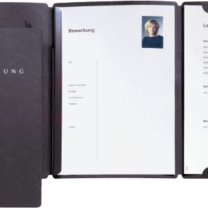 PAGNA Bewerbungsmappe Select A4 22016-04 schwarz 3-teilig 3 Stück
