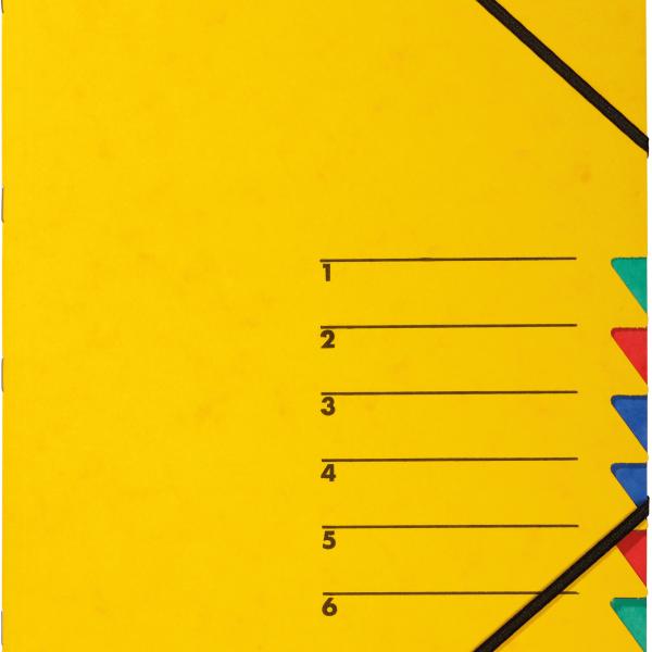 PAGNA Fächermappe EASY A4 24061-05 gelb 7 Fächer