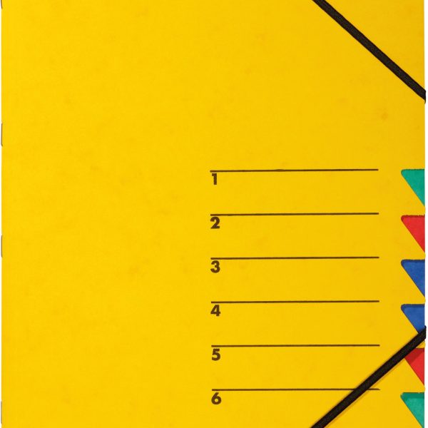 PAGNA Fächermappe EASY A4 24061-05 gelb 7 Fächer