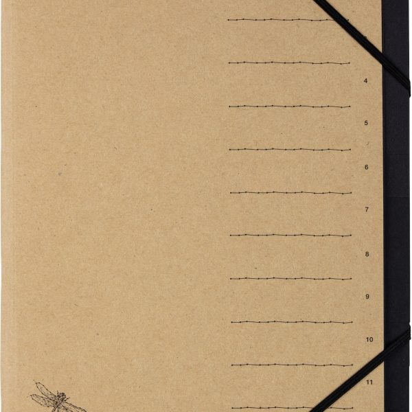 PAGNA Ordnungsmappe A4 40060-11 PUR natur 7 Fächer