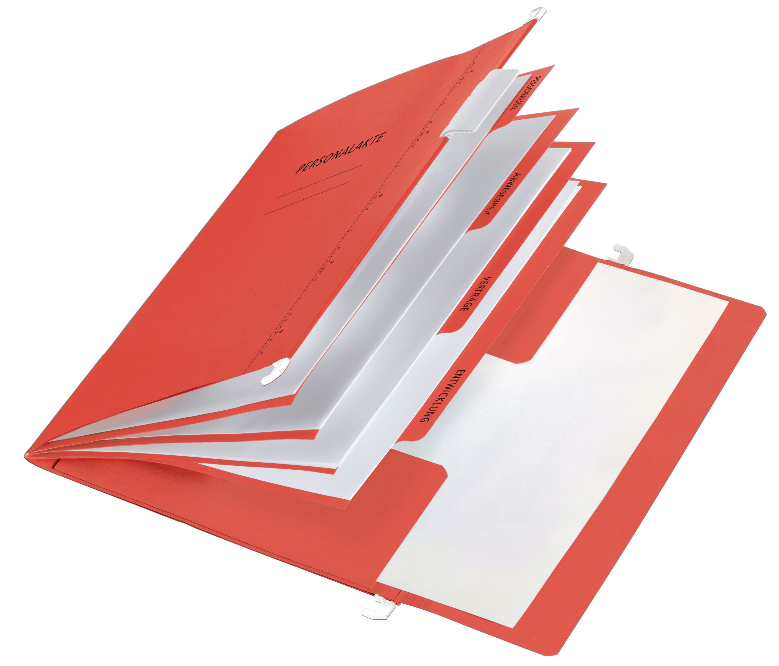 44105_a.tif PAGNA Hängemappe Personal 5-teilig 44105-01 rot – Hochwertig & günstig bei ShopDeca