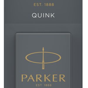 PARKER Tintenpatrone Quink 1950208 blau, 5 Stück