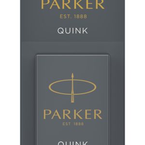 PARKER Tintenpatrone Quink 1950402 schwarz, 5 Stück