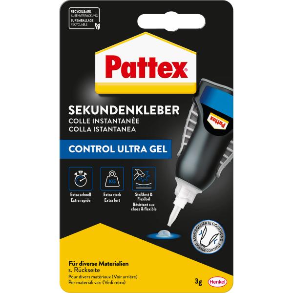 PATTEX Sekundenkleber PSG5C Control Ultra gel Matic 3g