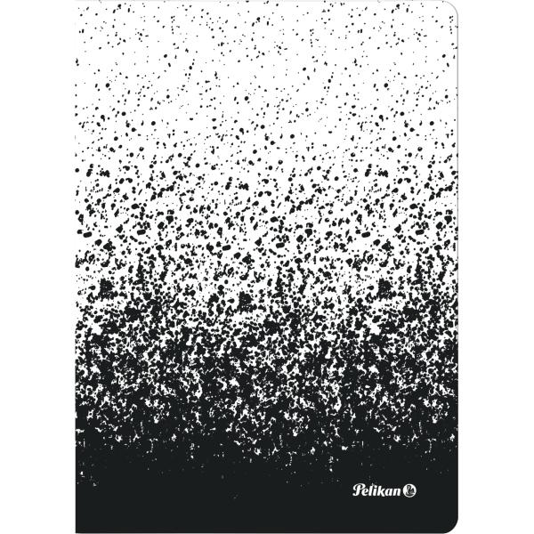 PELIKAN Notizbuch A5 300002306 kariert schwarz/weiss