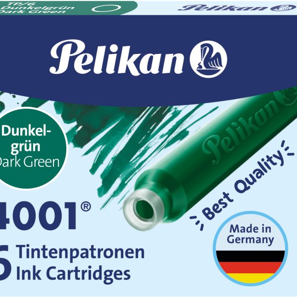 PELIKAN Tintenpatronen TP/6 300087 grün 6 Stück
