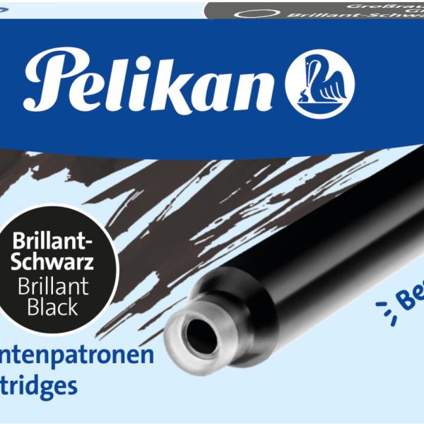 PELIKAN Tinte 4001 GTP/5 310615 brillantschwarz 5 Stück