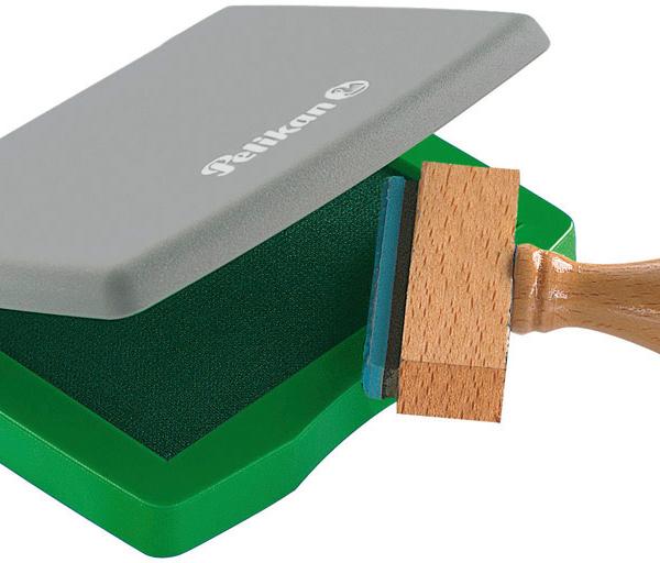 PELIKAN Stempelkissen Gr. 3 3E grün 7x5cm