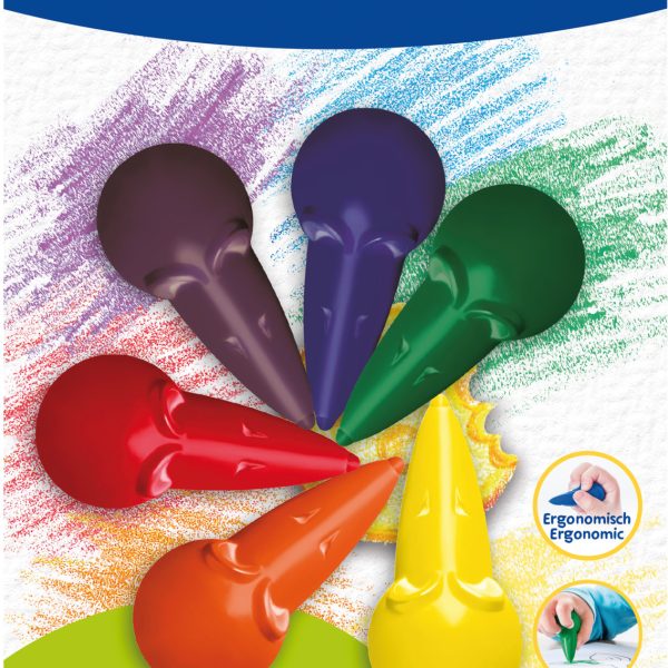 PELIKAN Wachsmalmäuse Blister 803328 6 Stück ass.