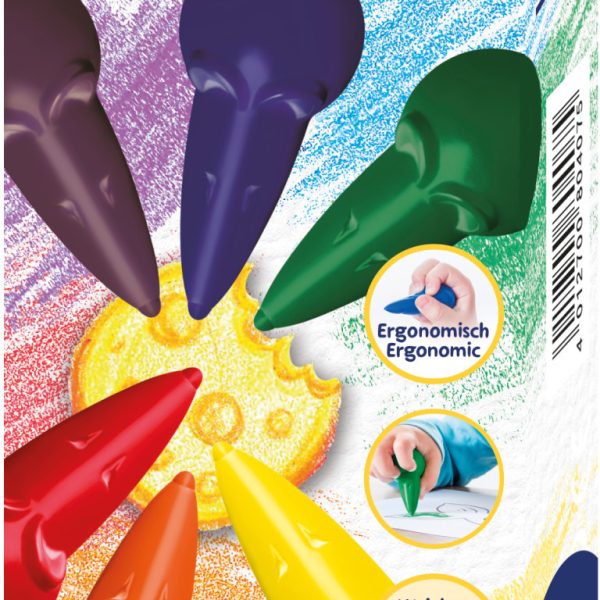 PELIKAN Wachsmalmäuse Falschachtel 804073 6 Stück ass.