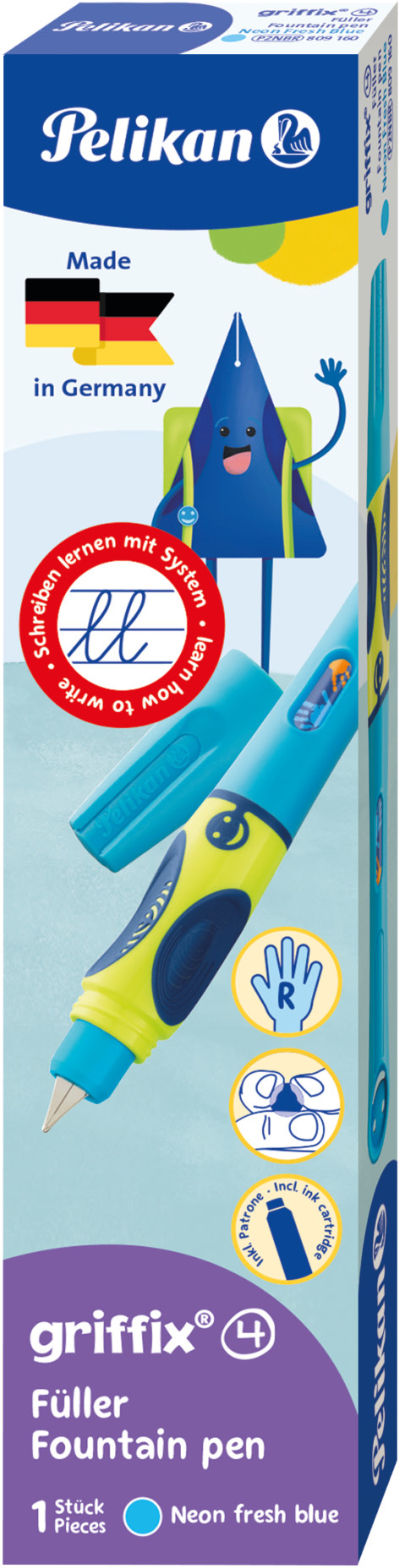 PELIKAN Füllhalter Griffix 809160 neonfresh blue R
