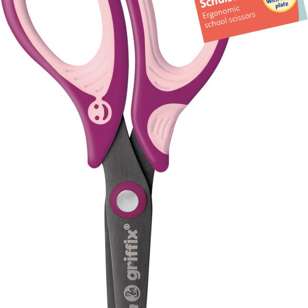 PELIKAN Schere spitz Griffix 819039 sweet berry, Rechtshänder