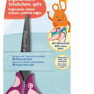 PELIKAN Schere spitz Griffix 819107 sweet berry, Rechtshänder