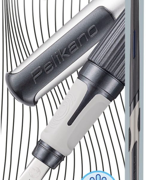 PELIKAN Füllhalter Structure M 824507 grau, Rechtshänder