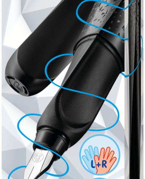 PELIKAN Füllhalter Twist Strucure M 824613 schwarz