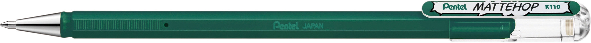PENTEL-K110-VD2X-0884851110923 PENTEL Rollerball Mattehop 0.5mm K110-VD2X dunkelgrün – Hochwertig & günstig bei ShopDeca