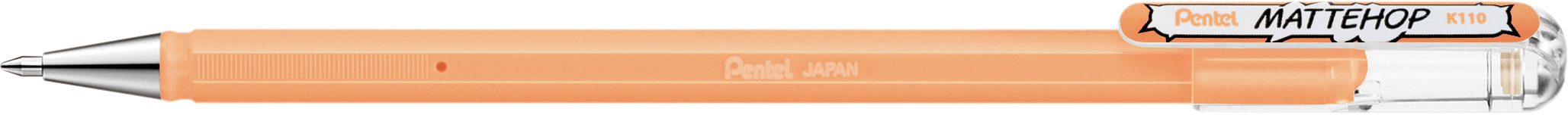 PENTEL-K110-VF3X-0884851110893 PENTEL Rollerball Mattehop 0.5mm K110-VF3X blassorange – Hochwertig & günstig bei ShopDeca