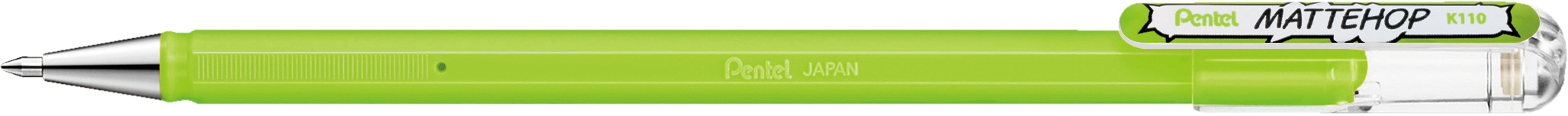 PENTEL-K110-VKX-0884851063236 PENTEL Rollerball Mattehop 0.5mm K110-VKX gelbgrün – Hochwertig & günstig bei ShopDeca