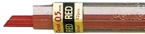 PENTEL Minen 0,5mm PPR-5X rot 12 Stück