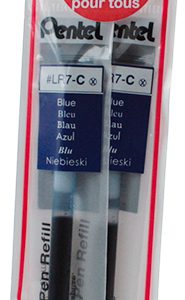 PENTEL Mine Energel BL77 YLR7-2CX blau, 2 Stück