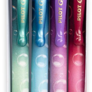 PILOT Gelschreiber G-2 Bubbles 0.7mm 140.003.54 assortiert 4 Stück