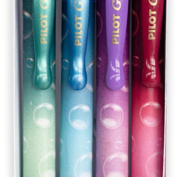 PILOT Gelschreiber G-2 Bubbles 0.7mm 140.003.54 assortiert 4 Stück